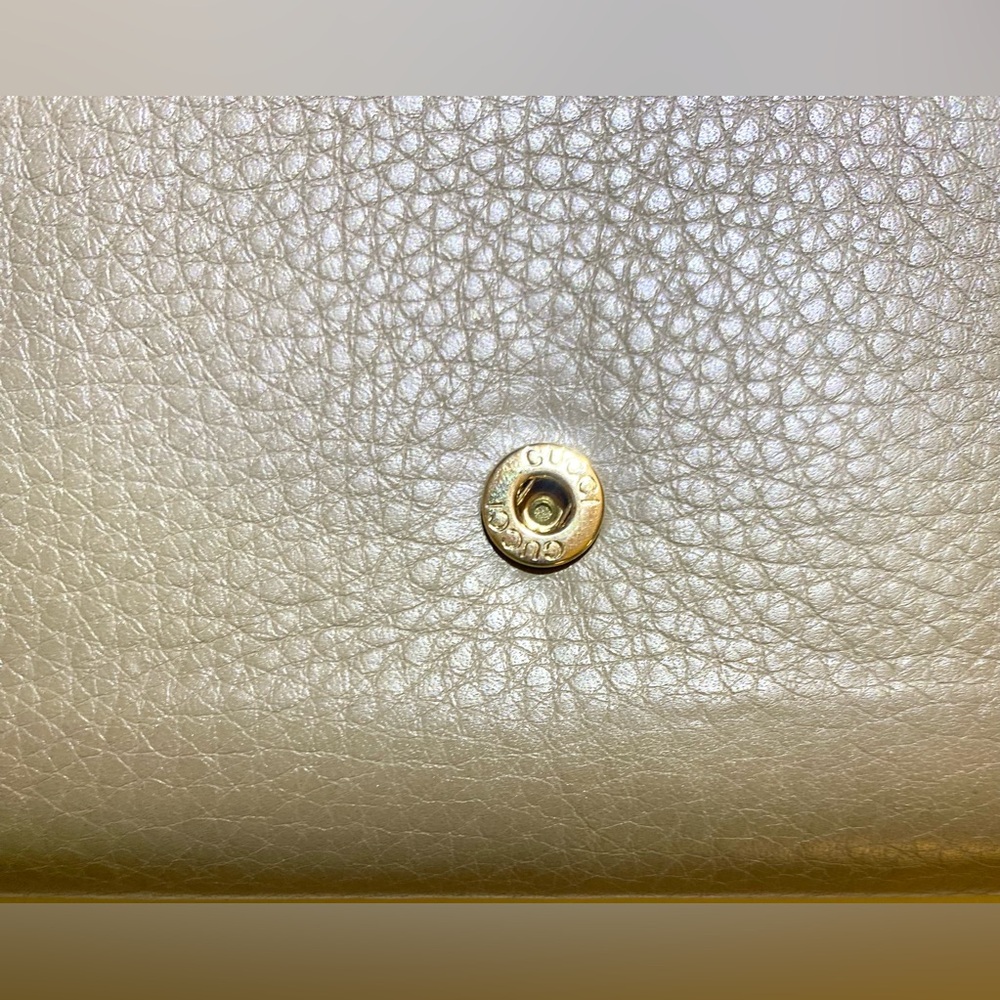 Gucci Soho Interlocking G Leather Continental Snap/Flap Closure Wallet - Picture 4 of 14